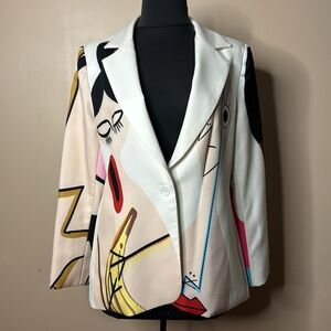 Abstract Blazer & Pant set